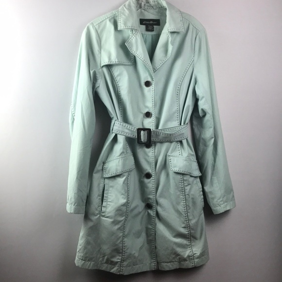 Eddie Bauer Jackets & Blazers - EDDIE BAUER SZ L trench jacket Stitching pattern.